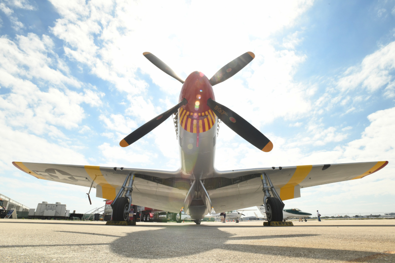 CAF Red Tail Tuskegee Airmen - P51C Mustang